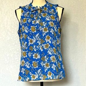 J. Crew sleeveless blouse, small
